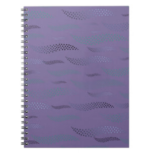 Waves Tiger (stylised pattern) 9 Notebook