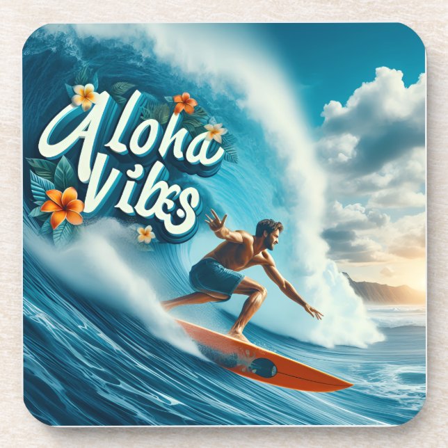 Waves & Wanderlust Collection Coaster (Front)