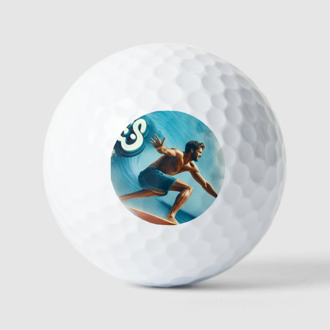 Waves & Wanderlust Collection Golf Balls (Front)