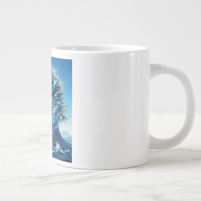 Waves & Wanderlust Collection Large Coffee Mug (Right)