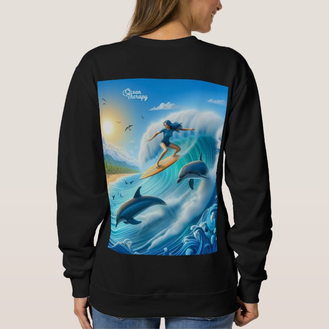Waves & Wanderlust Collection Sweatshirt (Back)