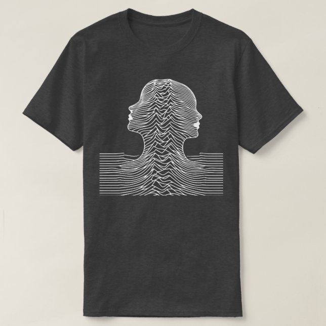 waves woman design T-Shirt (Design Front)