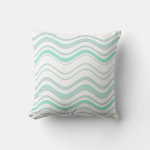 Wavey Line Stripes Abstract 5 Cushion