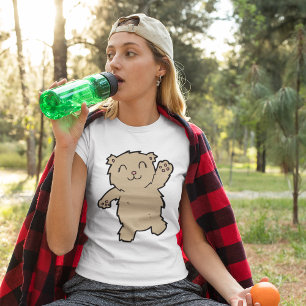Waving Adorable Smiling Bear T-Shirt