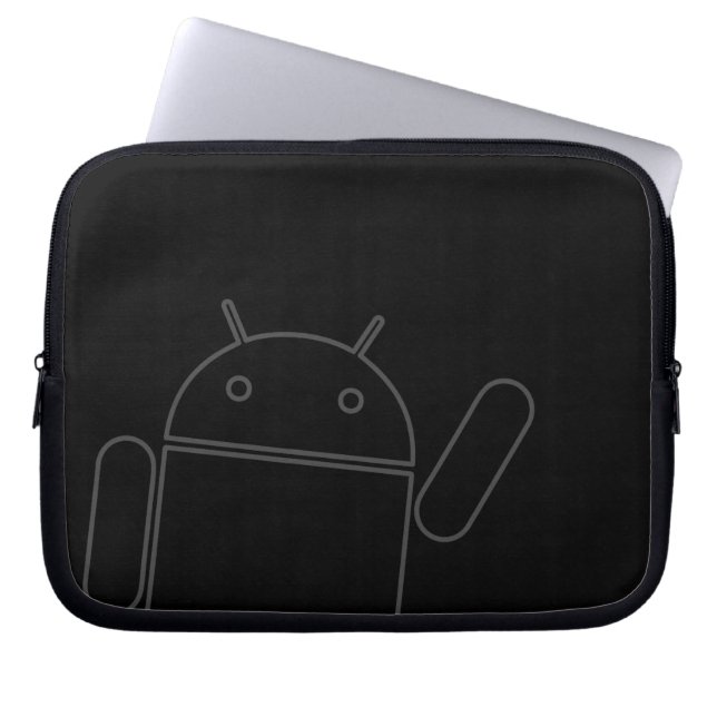 Waving Android Electronics Bag (Front)