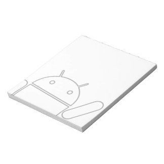 Waving Android Notepad
