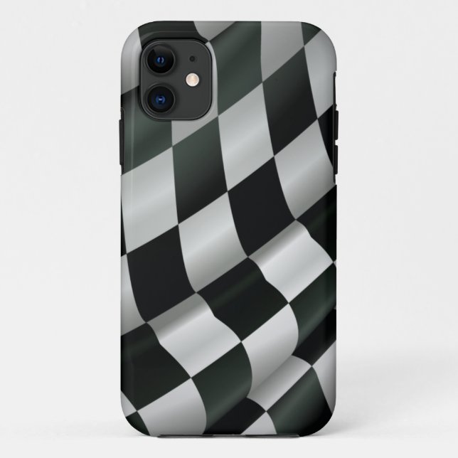 Waving Chequered Flag iPhone 5 Case (Back)
