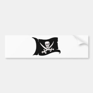 Waving Flag #10 Jack Rackham Bumper Sticker