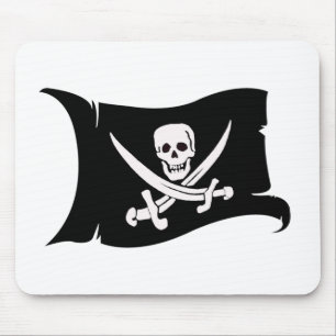 Waving Flag #10 Jack Rackham Mouse Pad