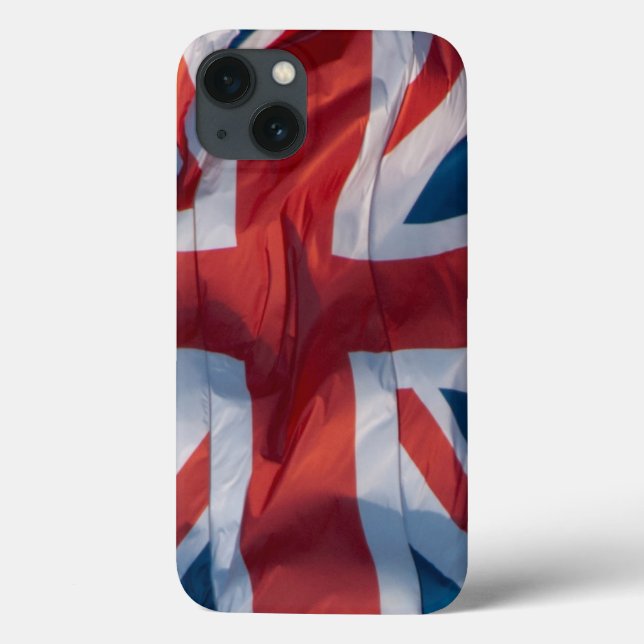 Waving Flag of Britain Case-Mate iPhone Case (Back)