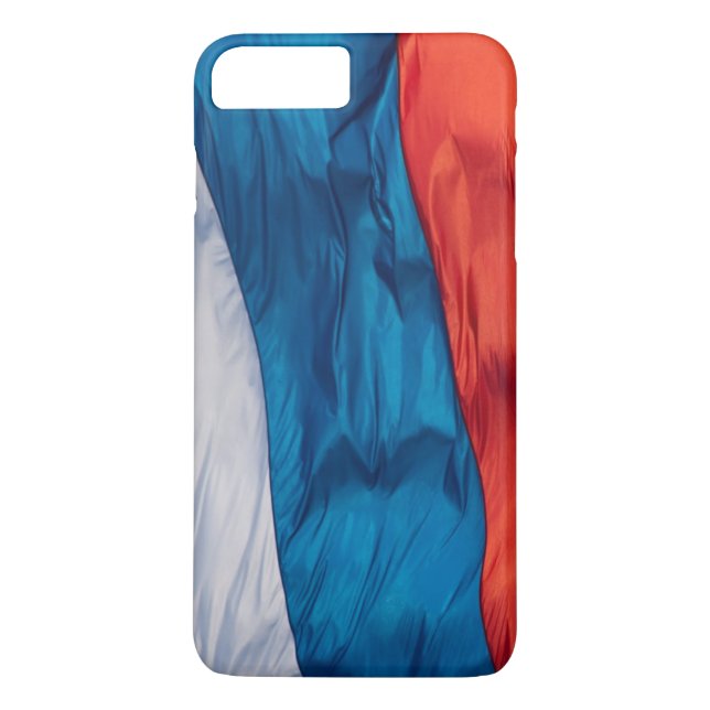 Waving Flag of Russia Case-Mate iPhone Case (Back)