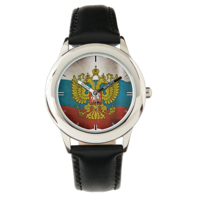 Waving flag of Russia Watch (Front)