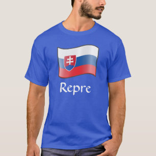 Waving Flag of Slovakia Repre T-Shirt