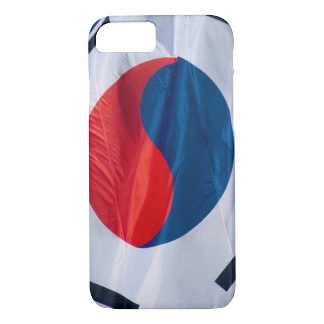 Waving Flag of South Korea Case-Mate iPhone Case (Back)