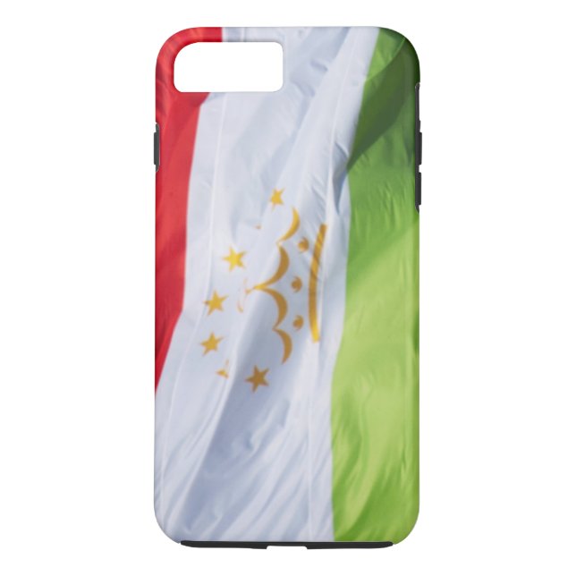 Waving Flag of Tajikistan Case-Mate iPhone Case (Back)