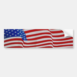 waving flag sticker