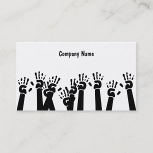 Waving Hands, Company Name Business Card