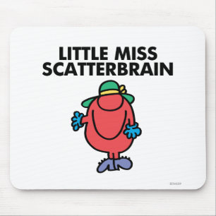 Waving Little Miss Scatterbrain Mouse Pad