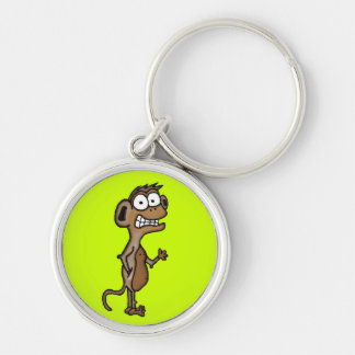 Waving Monkey Key Ring