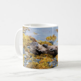 Waving Otter Coffee Mug