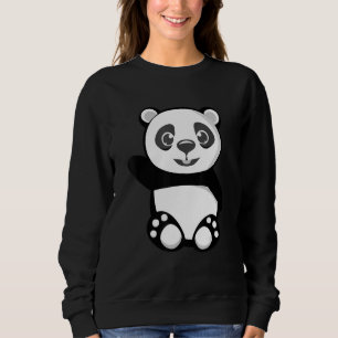 Waving Panda Sweatshirt
