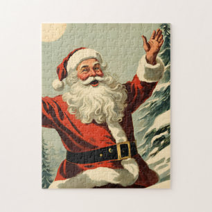 Waving Santa Claus Jigsaw Puzzle