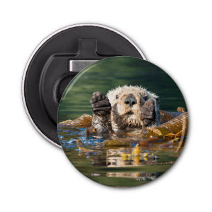Waving Sea Otter Bottle Opener