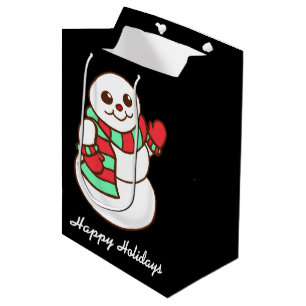 Waving Snowman Gift Bag