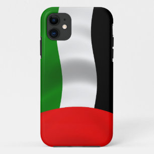 Waving UAE Flag iPhone 11 Case