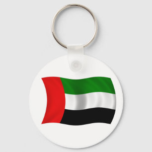 Waving UAE Flag Key Ring