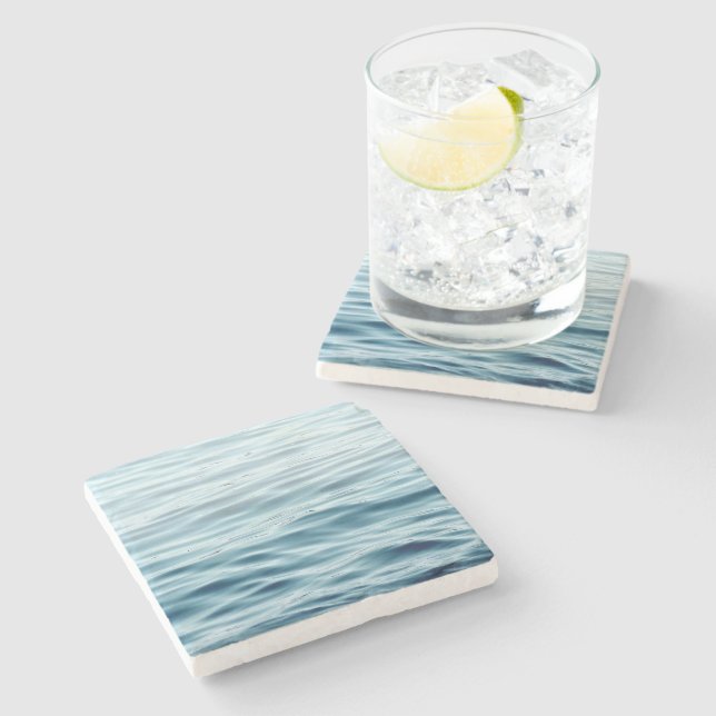 Waving water stone coaster (Side)