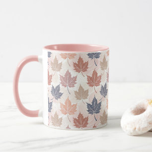 Wavy Autumn Leaves Mug