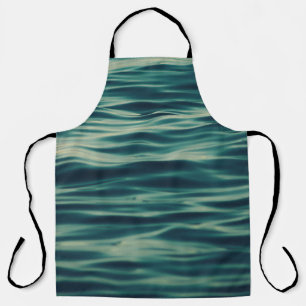 Wavy body of water apron