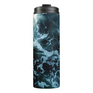 WAVY BODY OF WATER THERMAL TUMBLER