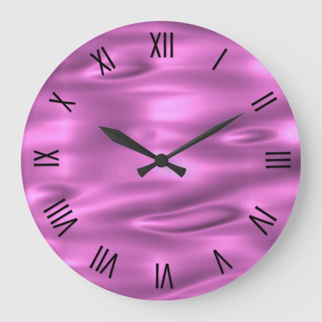 Wavy Bright with Numerals Wall Clock (Front)