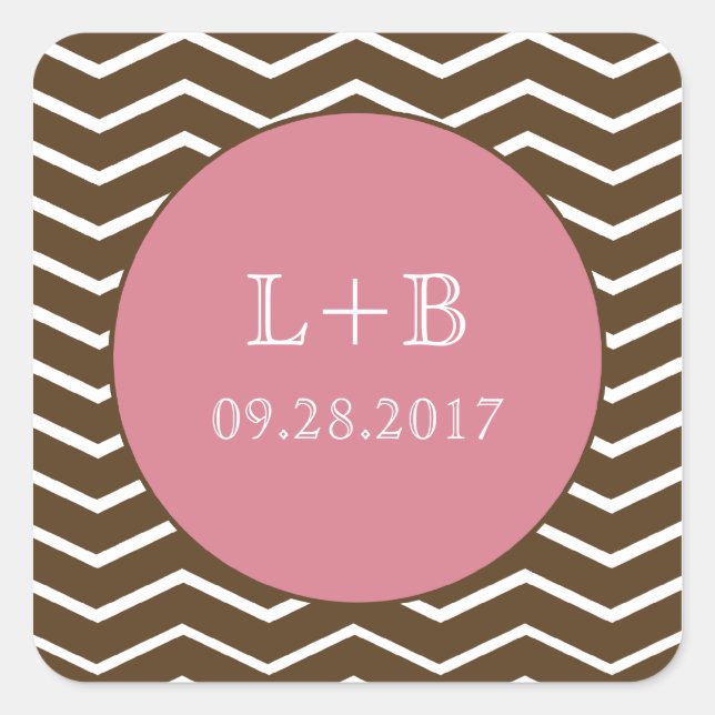 Wavy Chic Party Sticker (Pink) (Front)