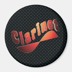 Wavy Clarinet Magnet