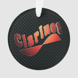 Wavy Clarinet Ornament