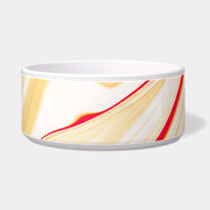 Wavy cloth with light beige tones, red pink curve