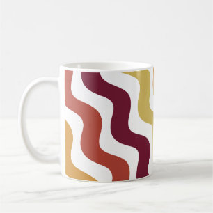 Wavy Colour - Abstract wavy Lines Coffee Mug