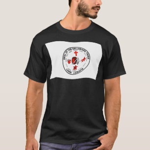 Wavy Flag of the Lenni Lenape Native American Algo T-Shirt