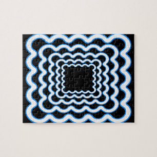 Wavy Frames Jigsaw Puzzle
