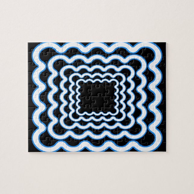 Wavy Frames Jigsaw Puzzle (Horizontal)