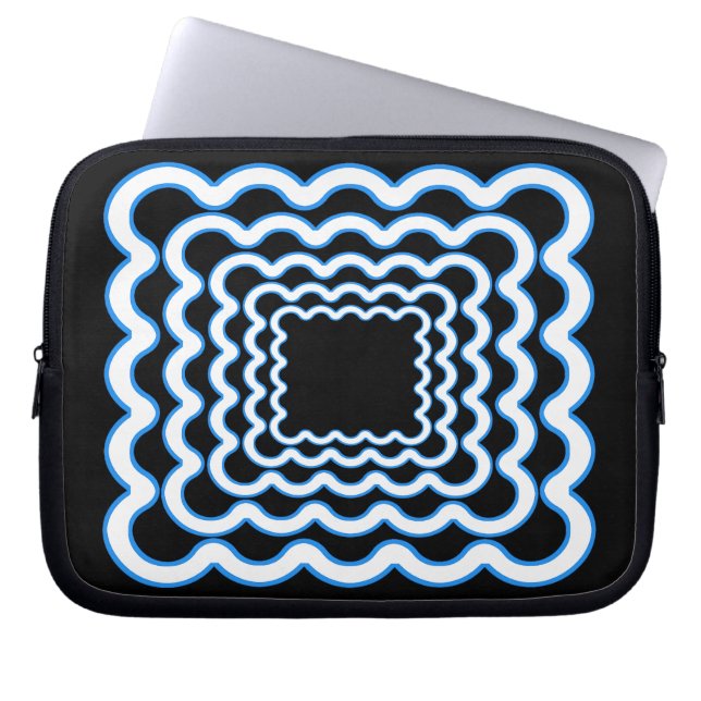 Wavy Frames Laptop Sleeve (Front)