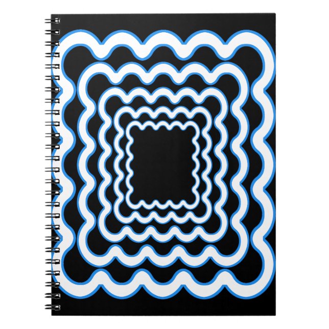 Wavy Frames Notebook (Front)