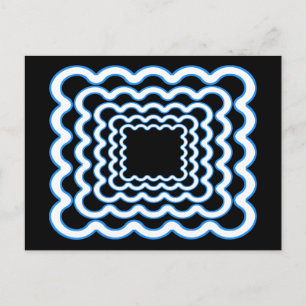 Wavy Frames Postcard