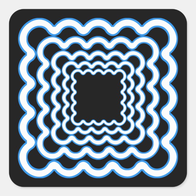 Wavy Frames Sticker (Front)