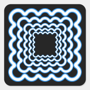 Wavy Frames Sticker