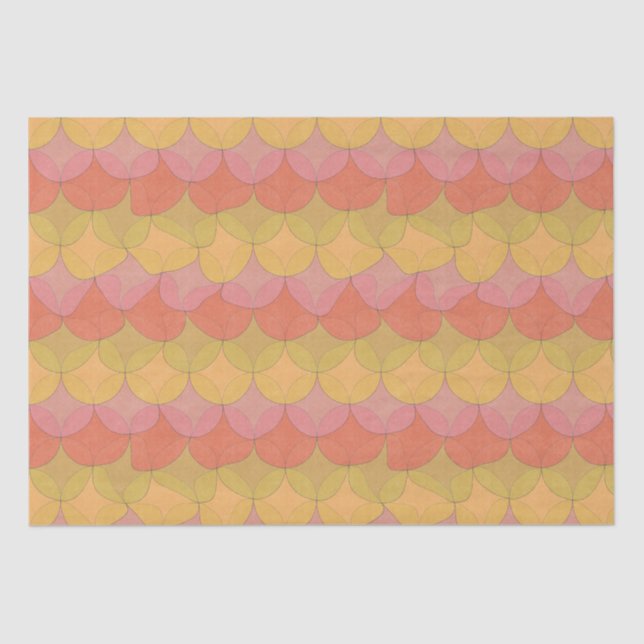 Wavy Geometric Tissue Paper (Front)