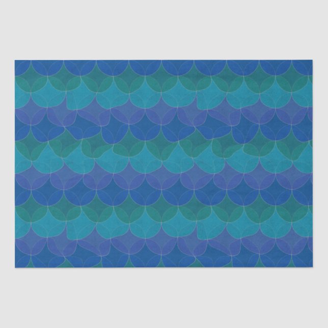 Wavy Geometric Wrapping Paper (Front)